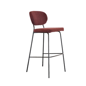 NOGA Lola barkruk H80 cm Mika Burgundy