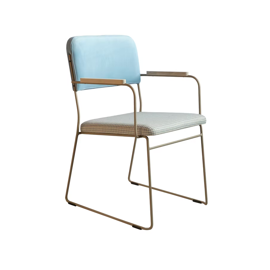 NOGA Limo eetkamerstoel Sim Blue/Paris Blue