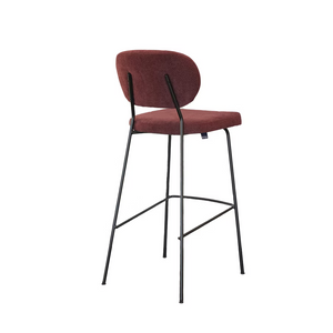 NOGA Lola barkruk H80 cm Mika Burgundy