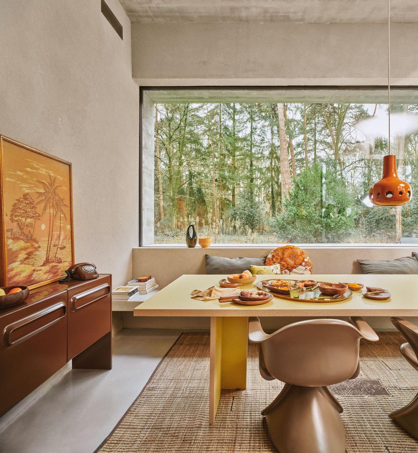 HKliving Dining Table eettafel 220x90 cm Forest