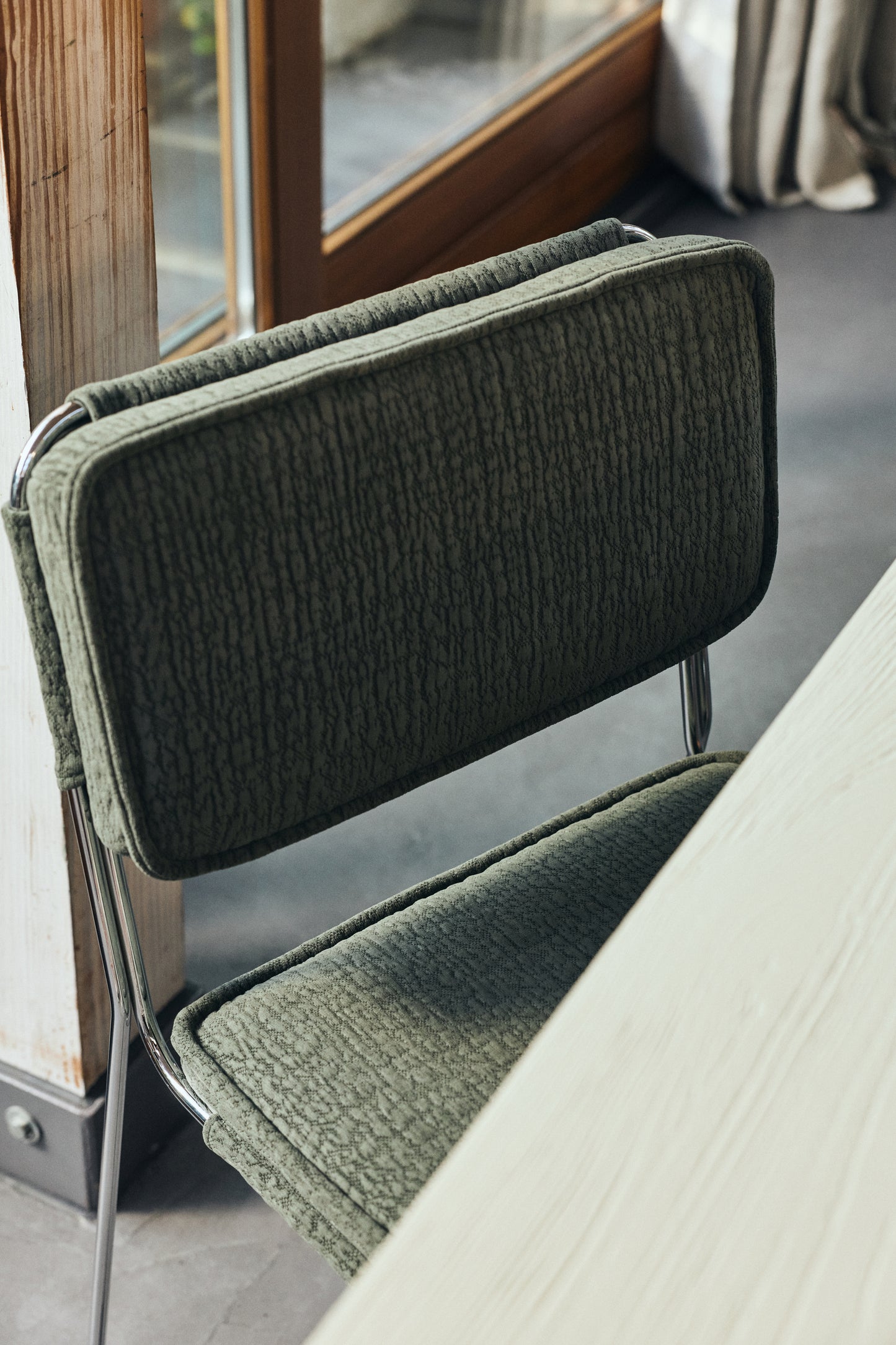 HKliving Endless eetkamerstoel Edge Wild Olive