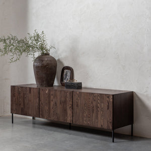 WOOOD Bono Gravure tv-meubel Bruin
