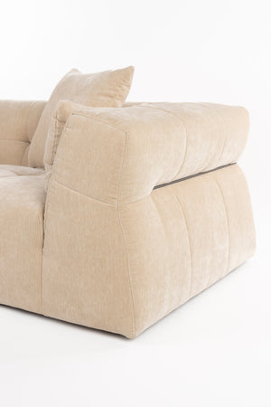 Dutchbone Hodge bank Chaise Longue links Beige