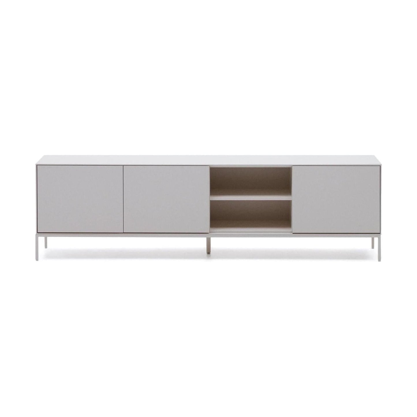 Kave Home Vedrana tv-meubel 3 deuren Wit
