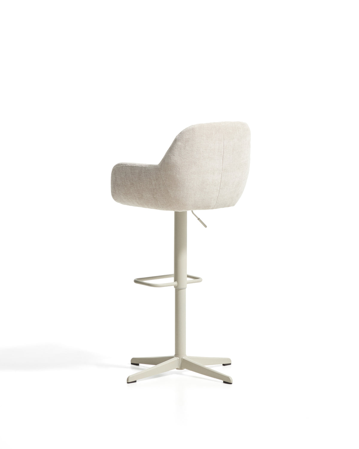 Kave Home Dorina verstelbare barkruk Beige
