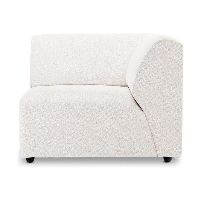 HKliving Jax bank right end Boucle Cream