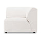 HKliving Jax bank right end Boucle Cream