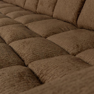 WOOOD Second Date chaise longue bank links structure velvet Brass