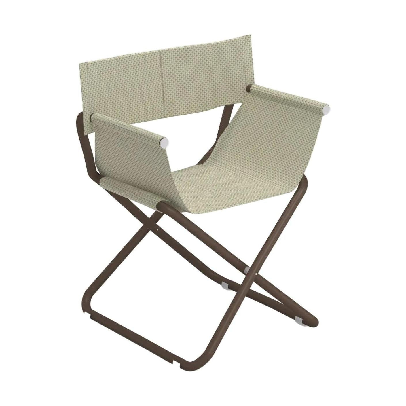 EMU Snooze Director tuinstoel Indian Brown/Beige