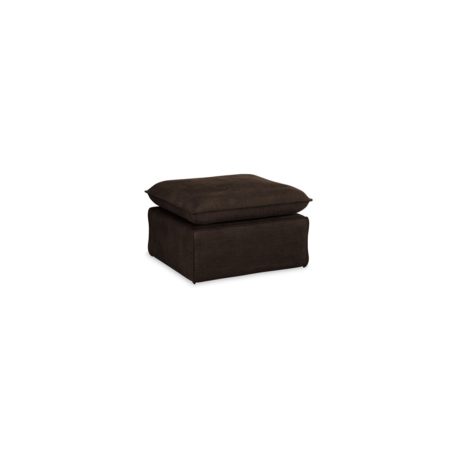 HKliving Nomad hocker Royal Velvet Espresso