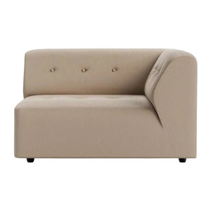 HKliving Vint bank right 1,5-seat Knotted Beige
