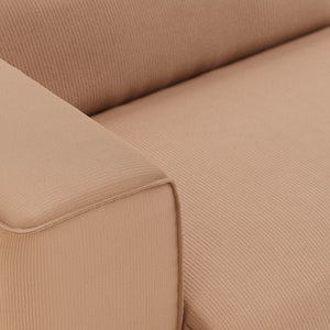 HKliving Flake bank left XL Corduroy Rib Brown