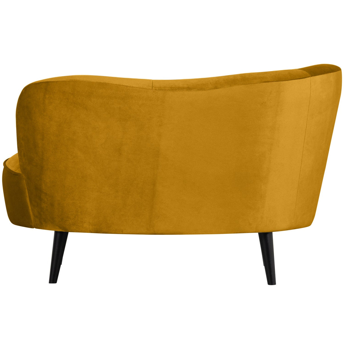 WOOOD Sara lounge fauteuil links velvet Oker