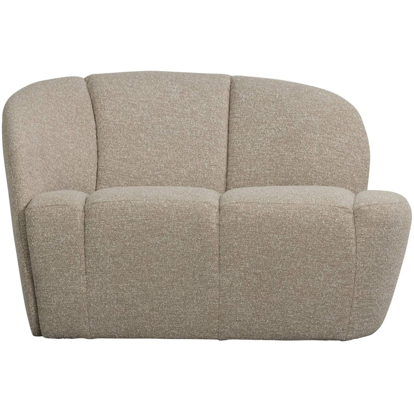 WOOOD Mojo 2-zits bankje arm links bouclé Beige