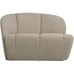 WOOOD Mojo 2-zits bankje arm links bouclé Beige
