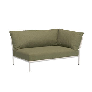 Houe Level 2 tuinbank module links Leaf/Muted White