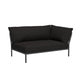 Houe Level 2 tuinbank module rechts Char/Dark Grey