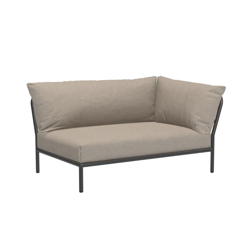 Houe Level 2 tuinbank module rechts Ash/Dark Grey