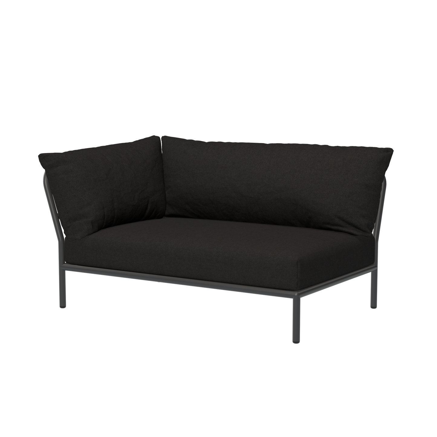 Houe Level 2 tuinbank module links Char/Dark Grey