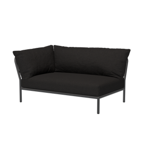Houe Level 2 tuinbank module links Char/Dark Grey