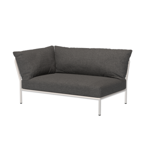 Houe Level 2 tuinbank module links Dark Grey / Muted White