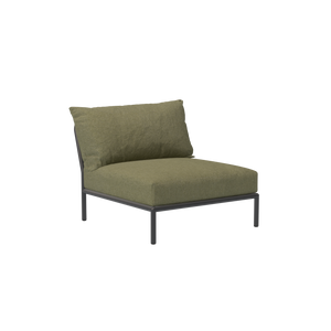 Houe Level 2 tuinstoel module Leaf/Dark Grey