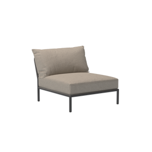 Houe Level 2 tuinstoel module Ash/Dark Grey