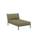 Houe Level 2 tuinbank module chaise longue Leaf/Dark Grey