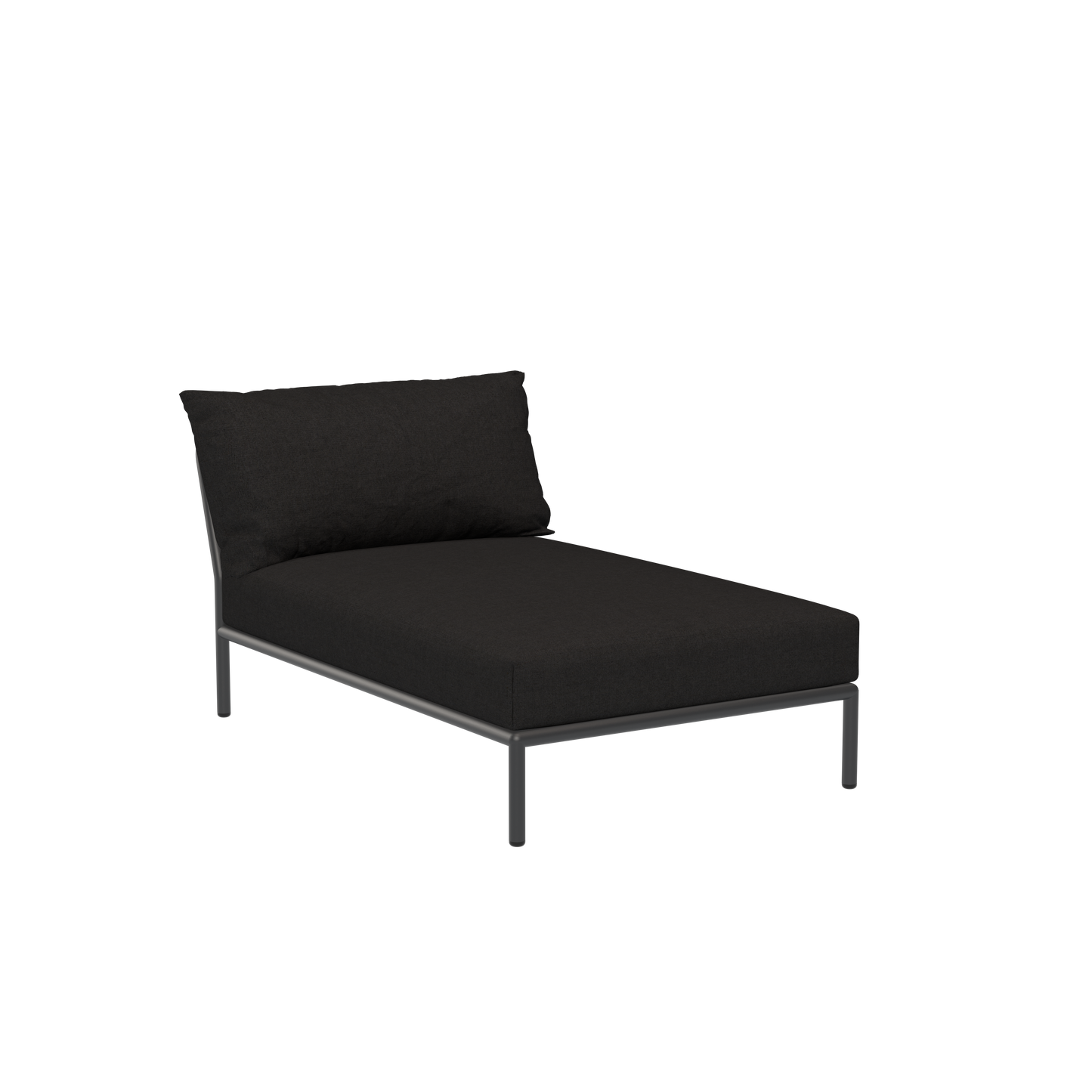 Houe Level 2 tuinbank module chaise longue Char/Dark Grey