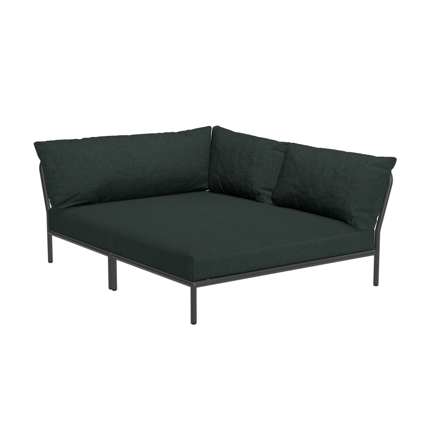 Houe Level 2 Cozy tuinbank module rechts Alpine/Dark Grey