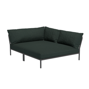 Houe Level 2 Cozy tuinbank module rechts Alpine/Dark Grey