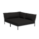Houe Level 2 Cozy tuinbank module rechts Char/Dark Grey