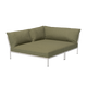 Houe Level 2 Cozy tuinbank module links Leaf/Muted White