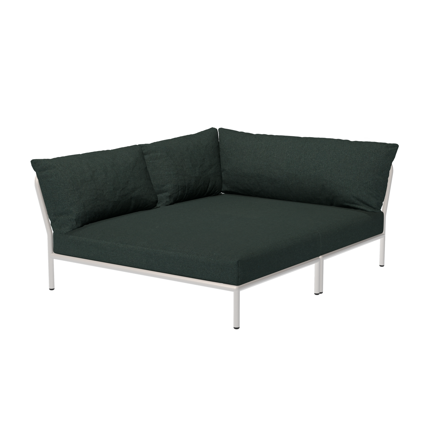 Houe Level 2 Cozy tuinbank module links Alpine/Muted White