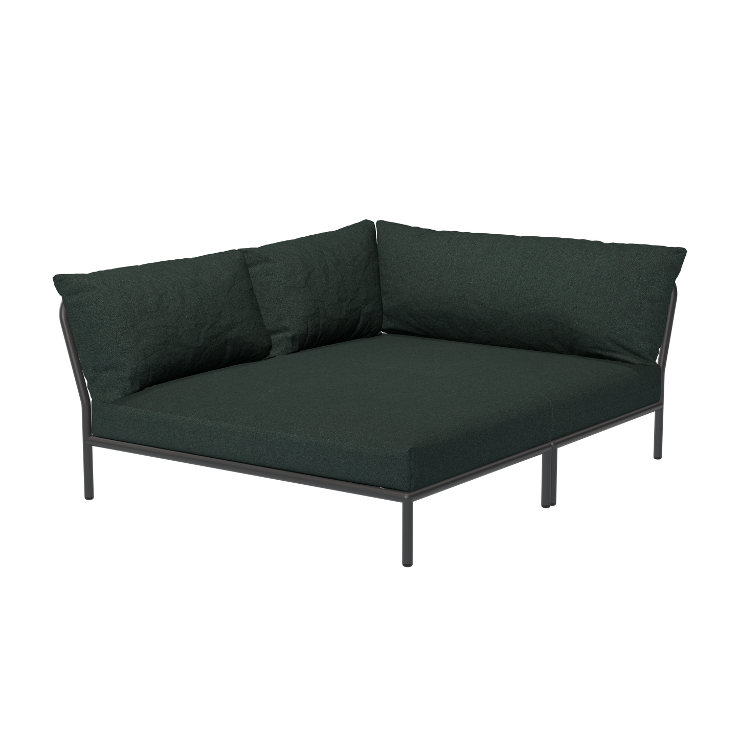 Houe Level 2 Cozy tuinbank module links Alpine/Dark Grey