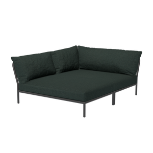 Houe Level 2 Cozy tuinbank module links Alpine/Dark Grey