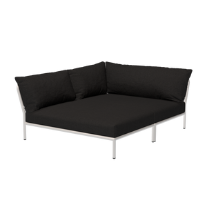 Houe Level 2 Cozy tuinbank module links Char/Muted White