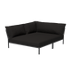 Houe Level 2 Cozy tuinbank module links Char/Dark Grey