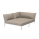 Houe Level 2 Cozy tuinbank module links Ash/Muted White