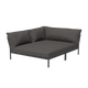 Houe Level 2 Cozy tuinbank module links Dark Grey/Dark Grey