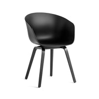 HAY About a Chair AAC 22 eetkamerstoel zwart gelakt eiken Black 2.0