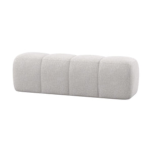 WOOOD Mojo eetkamerbank 164 cm bouclé Ecru Melange