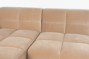 Zuiver Hazel 3,5-zitsbank Chaise Longue links Beige