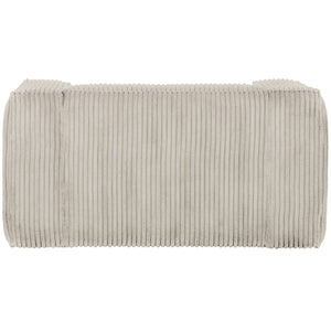 WOOOD Bean fauteuil Ribstof Naturel