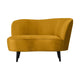 WOOOD Sara lounge fauteuil rechts velvet Oker