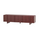 WOOOD Basu tv-meubel 200 cm Bordeauxrood