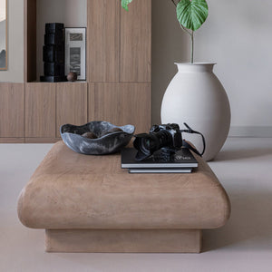 WOOOD Rimea salontafel mangohout Lichtbruin