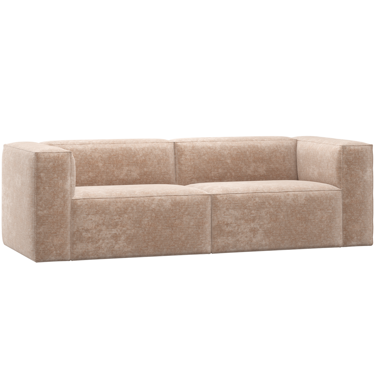 WOOOD Bean 3,5-zits bank Chenille Velvet Naturel