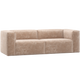WOOOD Bean 3,5-zits bank Chenille Velvet Naturel