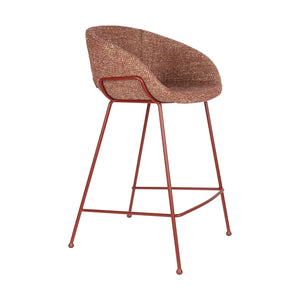 Zuiver Feston barkruk H65 Rood